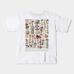 vintage Mushrooms 2 Kids T-Shirt